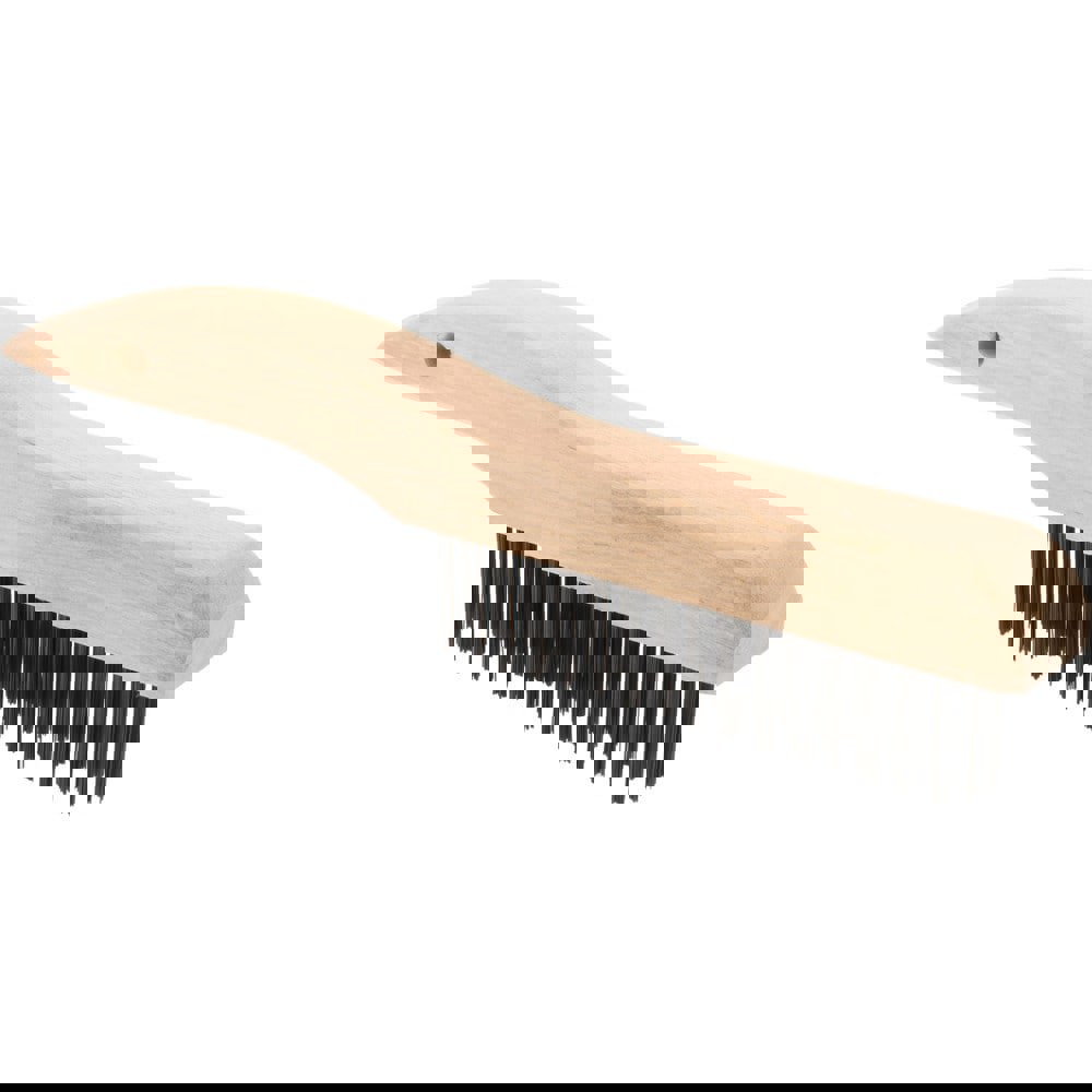 Scratch Brush, 4 Rows, 16 Columns, Steel