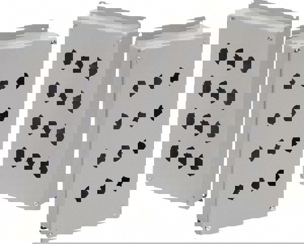 1 Hole, 1.2 Inch Hole Diameter, Stainless Steel Pushbutton Switch Enclosure