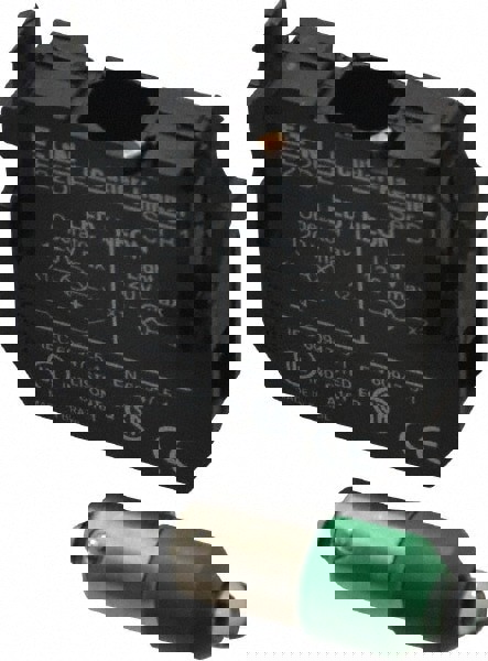 24 VAC/VDC Green Lens LED Indicating Light