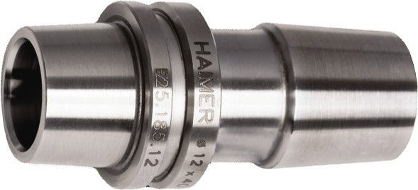 Shrink-Fit Tool Holder & Adapter: HSK25E Taper Shank, 0.1575