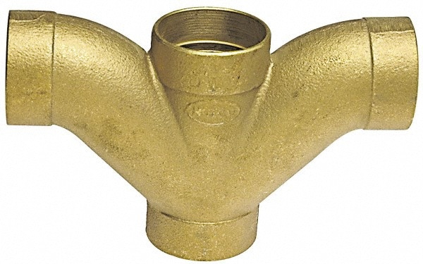 Drain, Waste & Vent Double Long Turn T-Y: 2 x 2 x 1-1/2 x 1-1/2