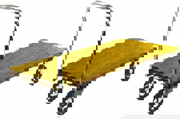 Platform Truck: 1,100 lb Capacity, Hardwood Deck