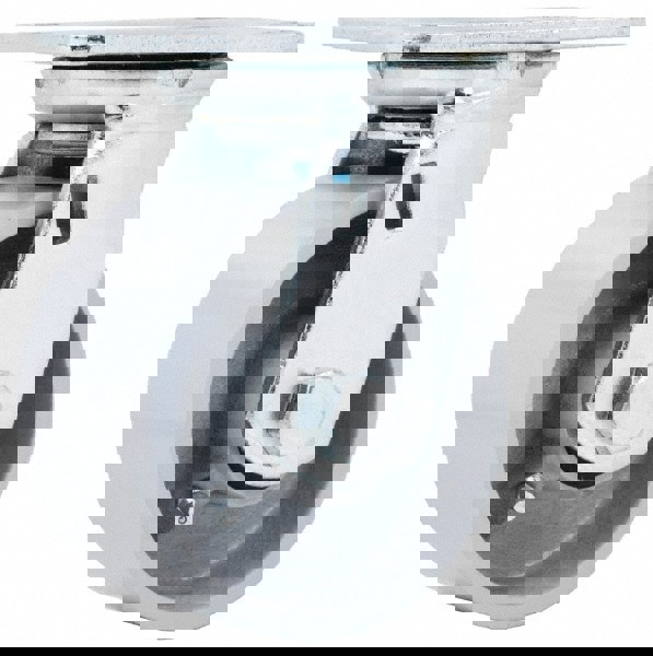 Swivel Top Plate Caster: Semi-Steel, 4