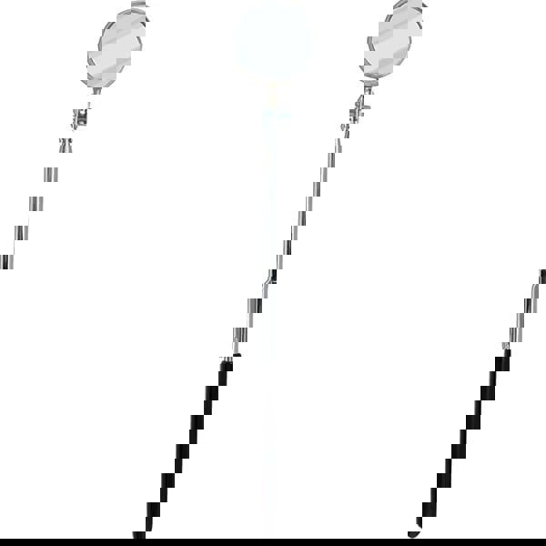 Inspection Mirror: Round, Glass Mirror, Vinyl Handle