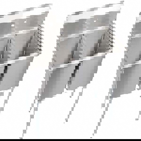 Scullery Sink: 3 Stainless Steel