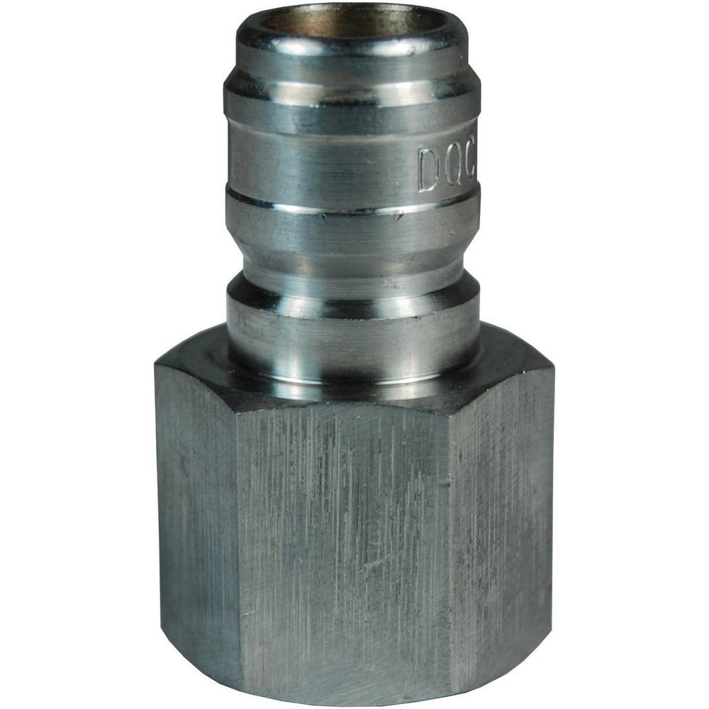 Hydraulic Hose Fittings & Couplings; Type: E-Series Straight Through Female Threaded Plug ; Fitting Type: Female Plug ; Hose Inside Diameter (Decimal Inch): 0.2500 ; Hose Size: 1/4 ; Material: Steel ; Thread Type: NPTF