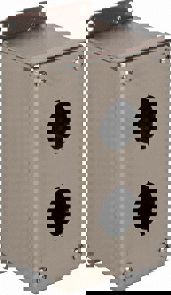 2 Hole, 1.2 Inch Hole Diameter, Stainless Steel Pushbutton Switch Enclosure