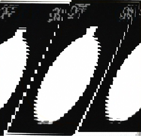 Square, Legend Plate - Off-On