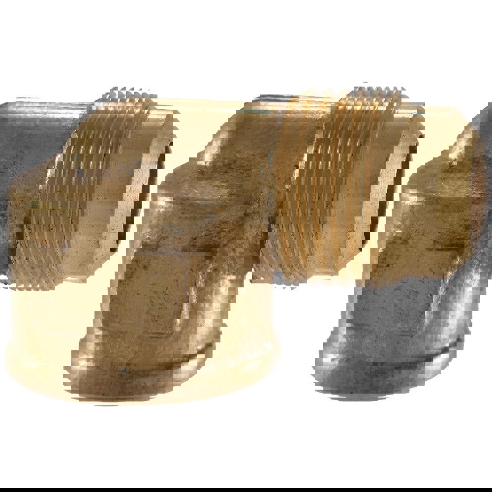 Brass Flared Tube Female Elbow: 3/8
