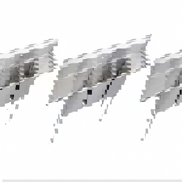 Scullery Sink: 3 Stainless Steel