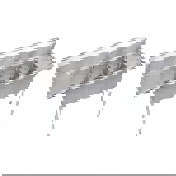 Scullery Sink: 3 Stainless Steel