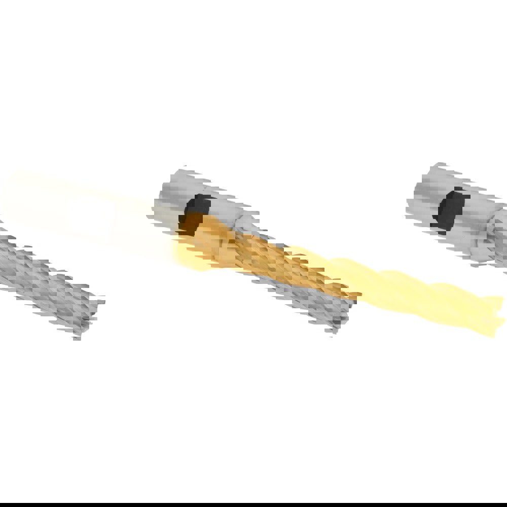 Square End Mill: 1/4'' Dia, 1-3/4'' LOC, 3/8'' Shank Dia, 3-9/16'' OAL, 4 Flutes, Cobalt