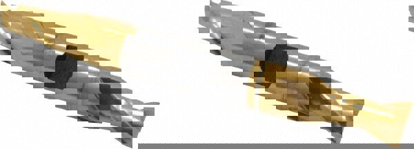 Square End Mill: 11/32'' Dia, 9/16'' LOC, 3/8'' Shank Dia, 3-1/8'' OAL, 2 Flutes, Cobalt