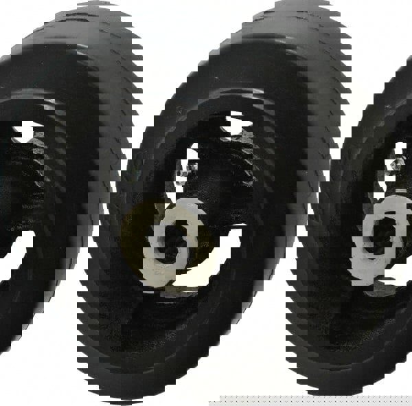 Caster Wheel: Rubber
