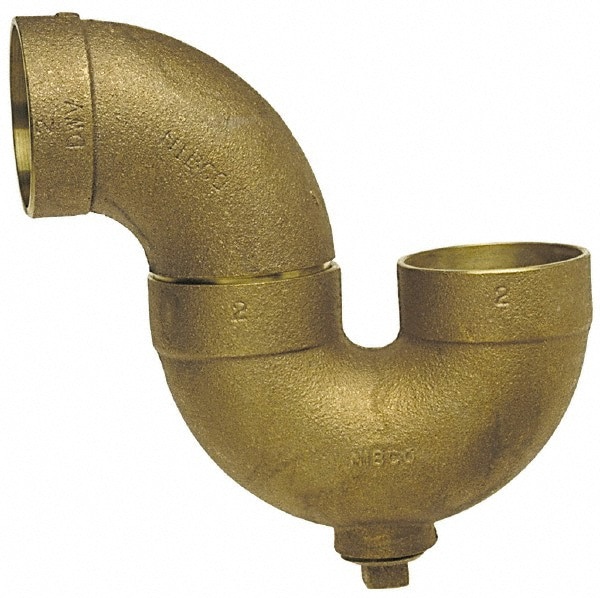 Drain, Waste & Vent P-Trap with Cleanout: 1-1/2