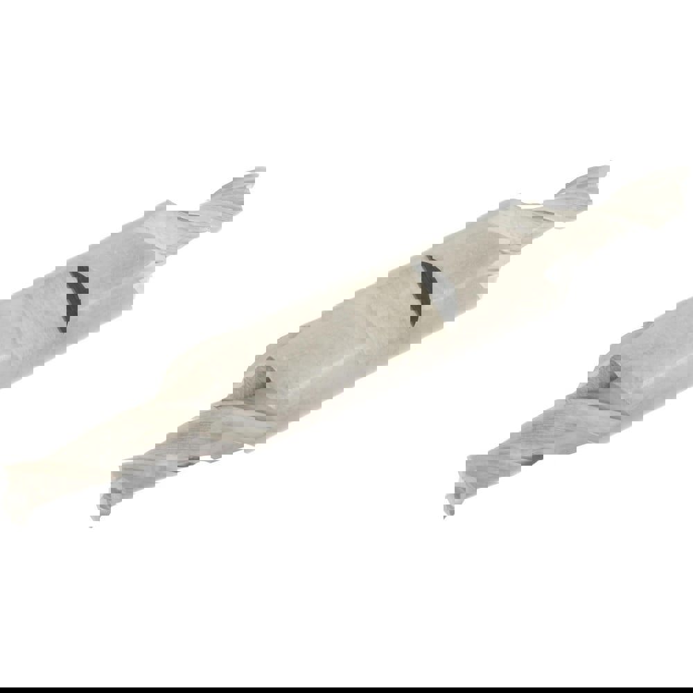 Square End Mill: 3/16'' Dia, 1/2'' LOC, 3/8'' Shank Dia, 3'' OAL, 2 Flutes, Solid Carbide