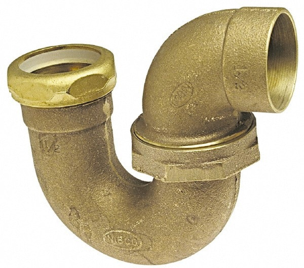 Drain, Waste & Vent P-Trap with Union Joint: 2