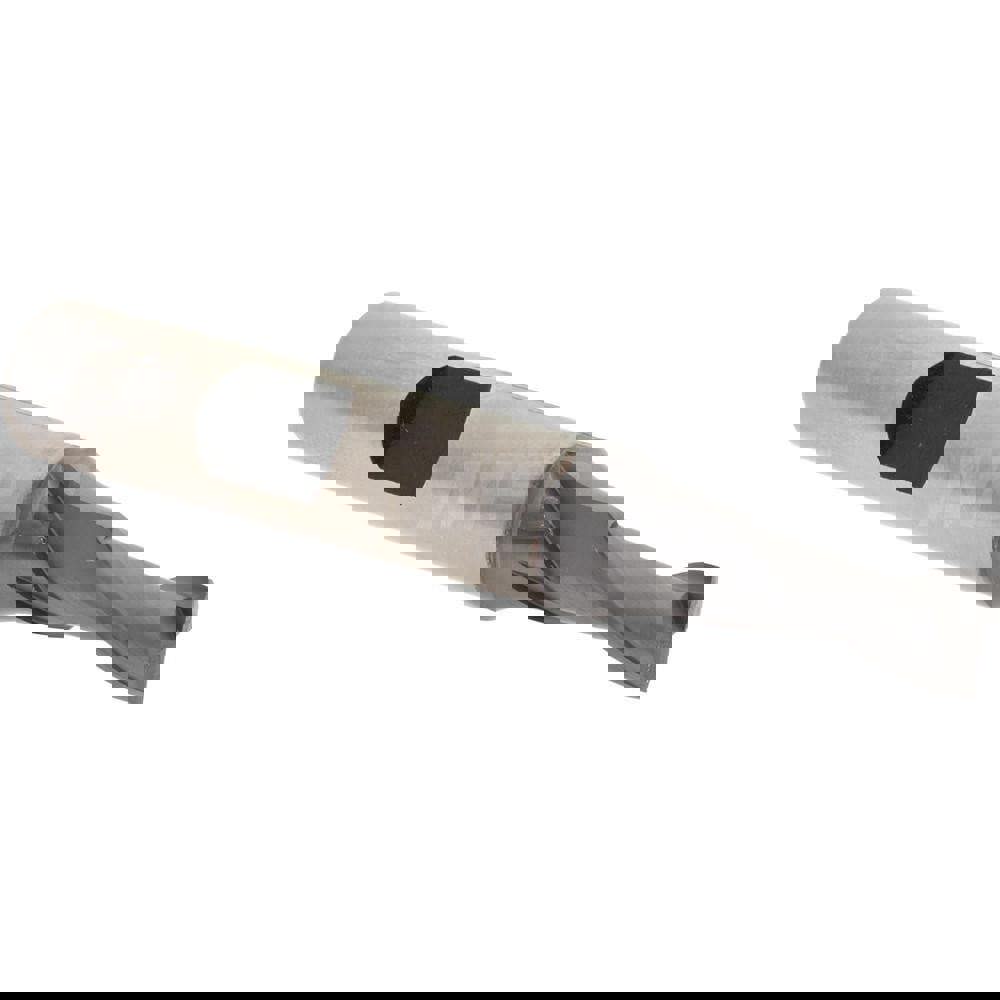 Square End Mill: 1/4'' Dia, 1/2'' LOC, 3/8'' Shank Dia, 2-7/16'' OAL, 2 Flutes, High Speed Steel