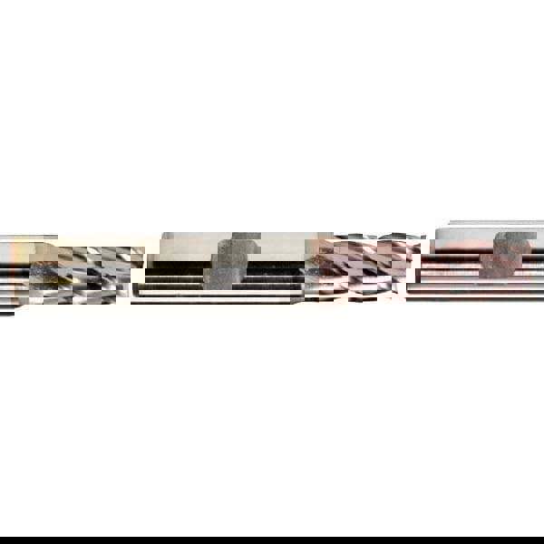 Square End Mill: 7/16'' Dia, 1-3/4'' LOC, 3/8'' Shank Dia, 3-3/4'' OAL, 4 Flutes, High Speed Steel