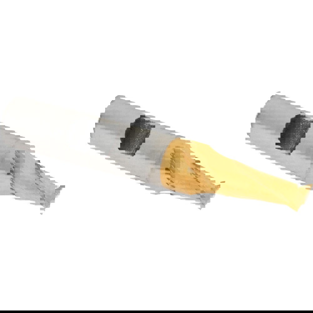 Square End Mill: 1/4'' Dia, 1/2'' LOC, 3/8'' Shank Dia, 2-5/16'' OAL, 2 Flutes, High Speed Steel