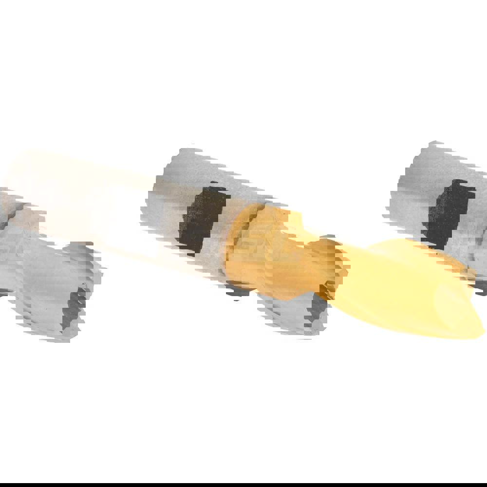 Square End Mill: 3/8'' Dia, 9/16'' LOC, 3/8'' Shank Dia, 2-3/8'' OAL, 2 Flutes, High Speed Steel