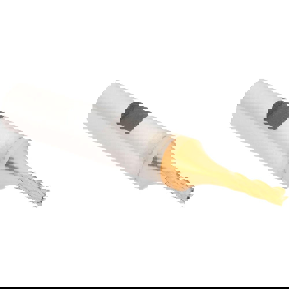 Square End Mill: 1/8'' Dia, 3/8'' LOC, 3/8'' Shank Dia, 2-5/16'' OAL, 4 Flutes, High Speed Steel