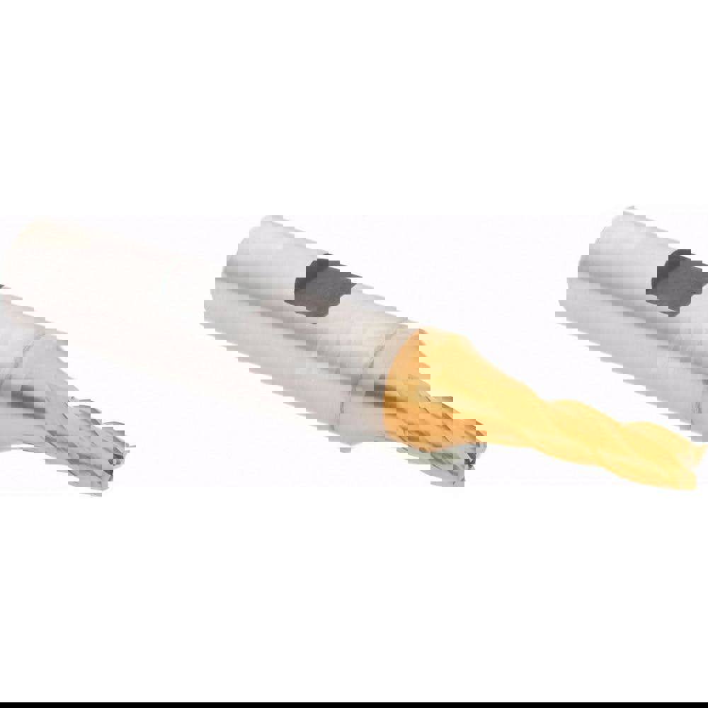 Square End Mill: 3/16'' Dia, 1/2'' LOC, 3/8'' Shank Dia, 2-3/8'' OAL, 4 Flutes, High Speed Steel