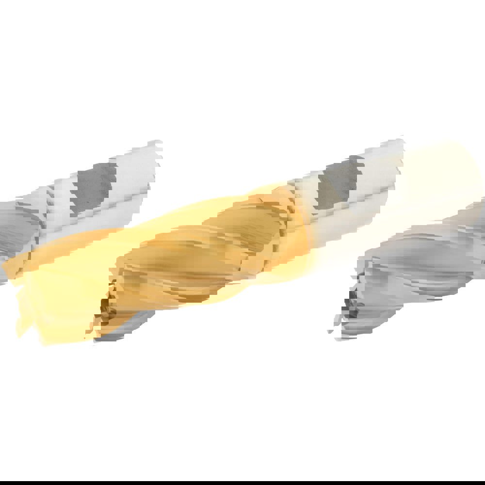 Square End Mill: 3/4'' Dia, 1-5/8'' LOC, 3/4'' Shank Dia, 3-3/4'' OAL, 4 Flutes, High Speed Steel