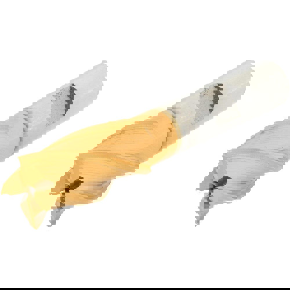 Square End Mill: 1/2'' Dia, 1'' LOC, 3/8'' Shank Dia, 2-11/16'' OAL, 4 Flutes, High Speed Steel