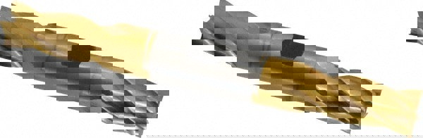 Square End Mill: 15/32'' Dia, 1'' LOC, 1/2'' Shank Dia, 4-1/8'' OAL, 4 Flutes, High Speed Steel