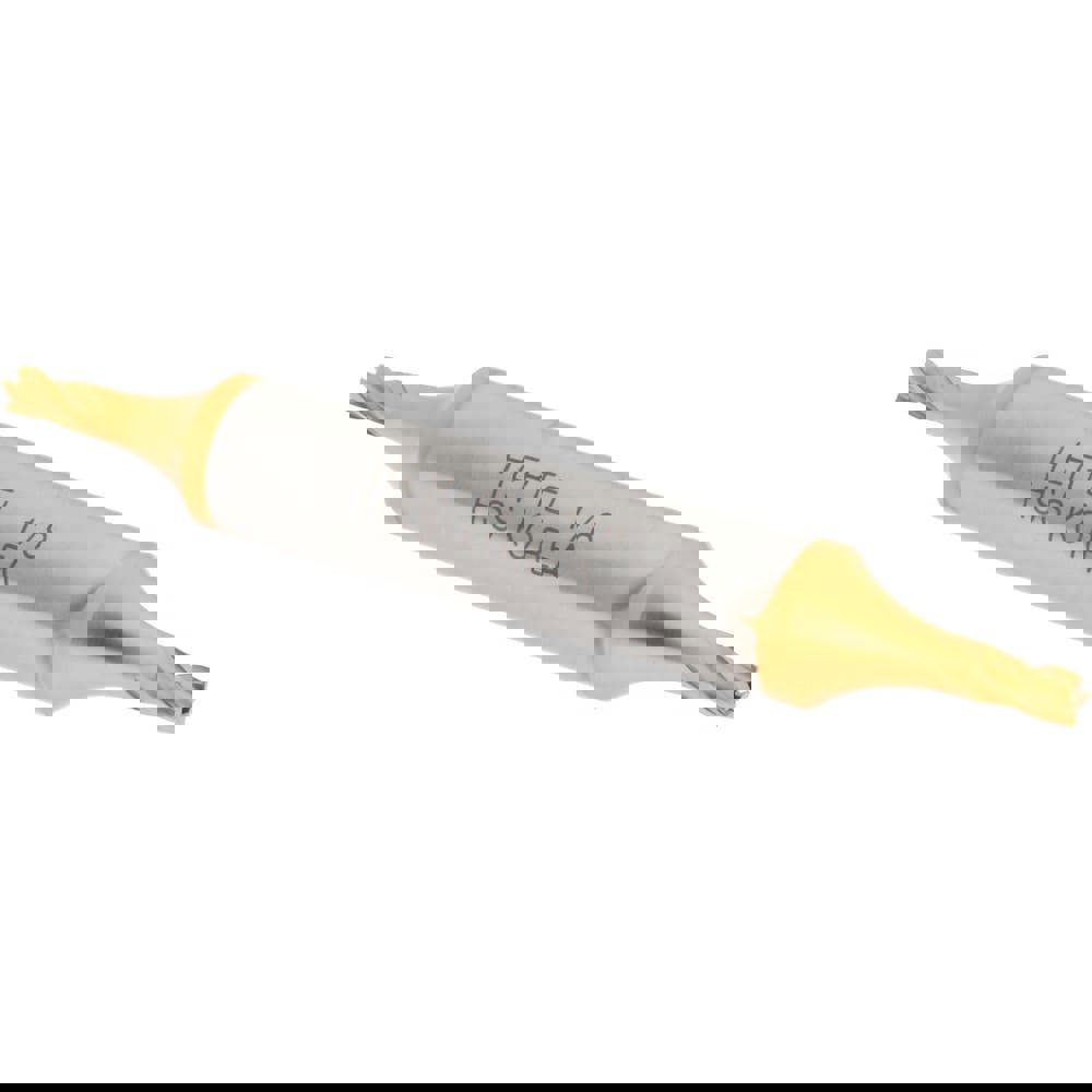 Square End Mill: 1/8'' Dia, 3/16'' LOC, 3/8'' Shank Dia, 2-3/4'' OAL, 4 Flutes, High Speed Steel