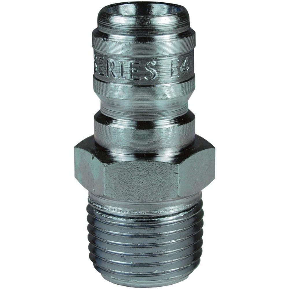 Hydraulic Hose Fittings & Couplings; Type: E-Series Straight Through Male Threaded Plug ; Fitting Type: Male Plug ; Hose Inside Diameter (Decimal Inch): 1.0000 ; Hose Size: 1 ; Material: Steel ; Thread Type: NPTF