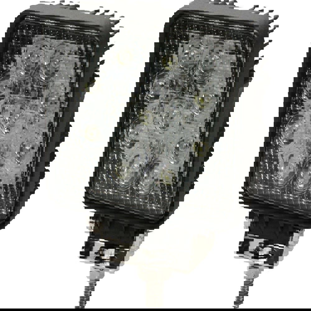 Auxiliary Lights; Light Type: LED Work Light; Auxiliary Light; Back-Up Light; Dome Light; Heavy Duty LED Work Truck Light; Mounted Light ; Amperage Rating: 1.3000 ; Light Technology: LED ; Color: Black ; Material: Aluminum ; Voltage: 12-24 VDC