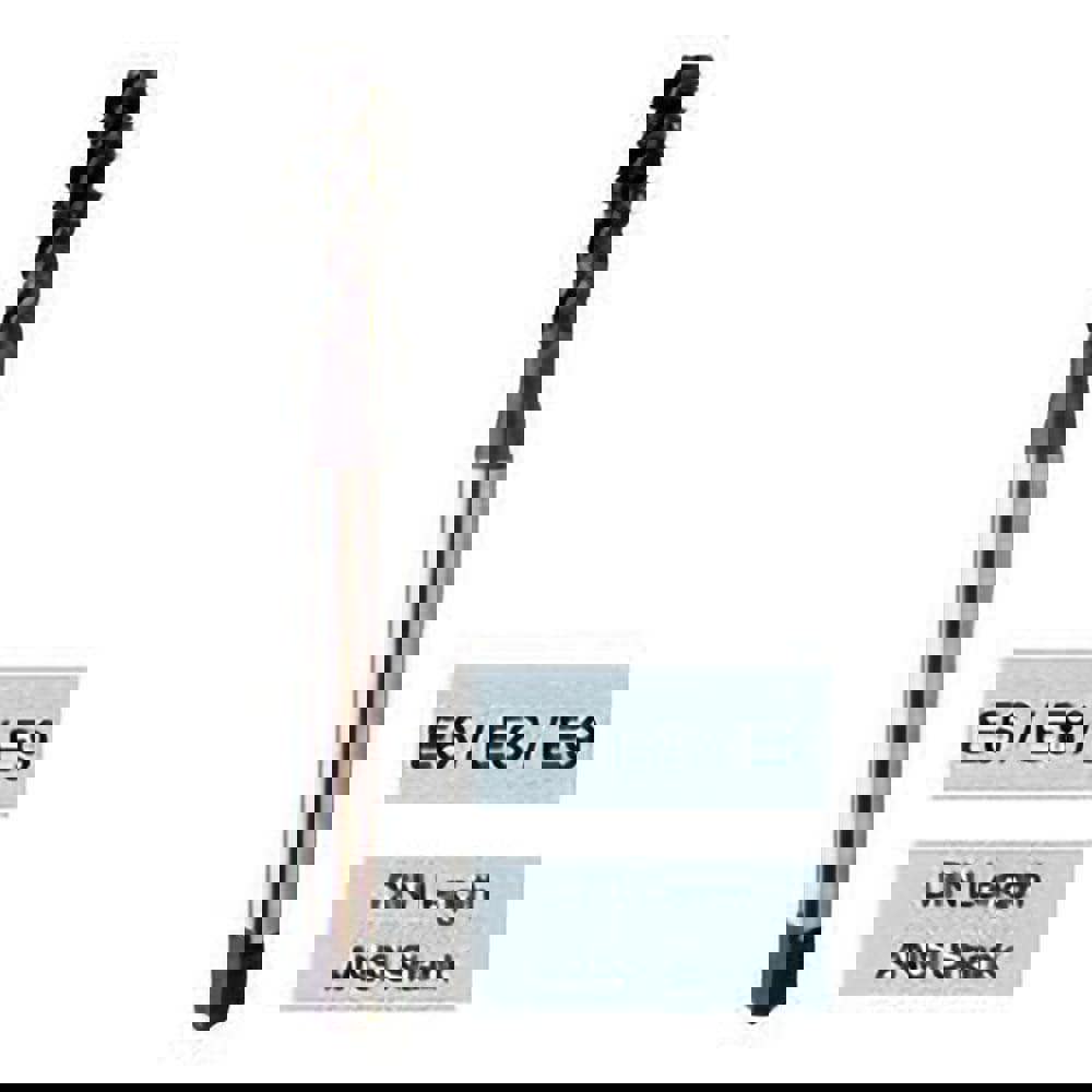 Spiral Flute Tap: M4x0.70 Metric Coarse, 3 Flutes, Modified Bottoming, 6H Class of Fit, Vanadium High Speed Steel, Hardslick Coated