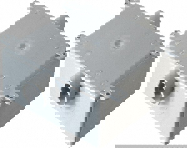 Electrical Switch Box: Polyvinylchloride, Square, 4.62