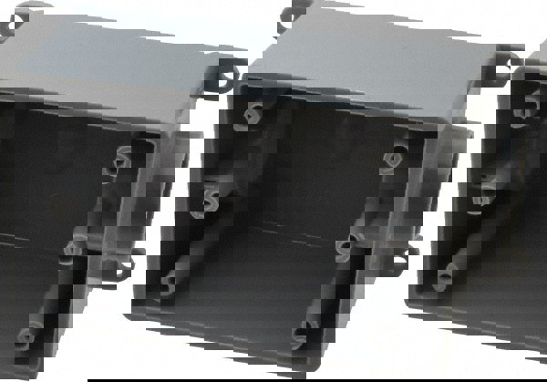 Electrical Junction Box: Polyvinylchloride, Rectangle, 5.7