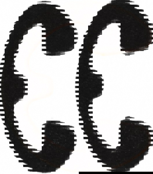 External E Style Retaining Ring: 0.074