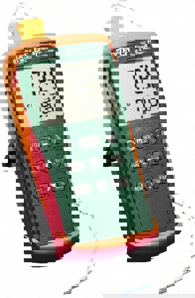 Digital Easy View Single Input Thermometer: 1,999 ° F, K Thermocouple Sensor