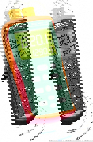 Temperature Recorders; Recording Time: 3 to 355 Seconds ; Minimum Temperature (C): -150 ; Maximum Temperature (C): 1,370.0 ; Minimum Temperature (F): -200 ; Maximum Temperature (F): 1,999.9 ; Accuracy: 0.05% of reading