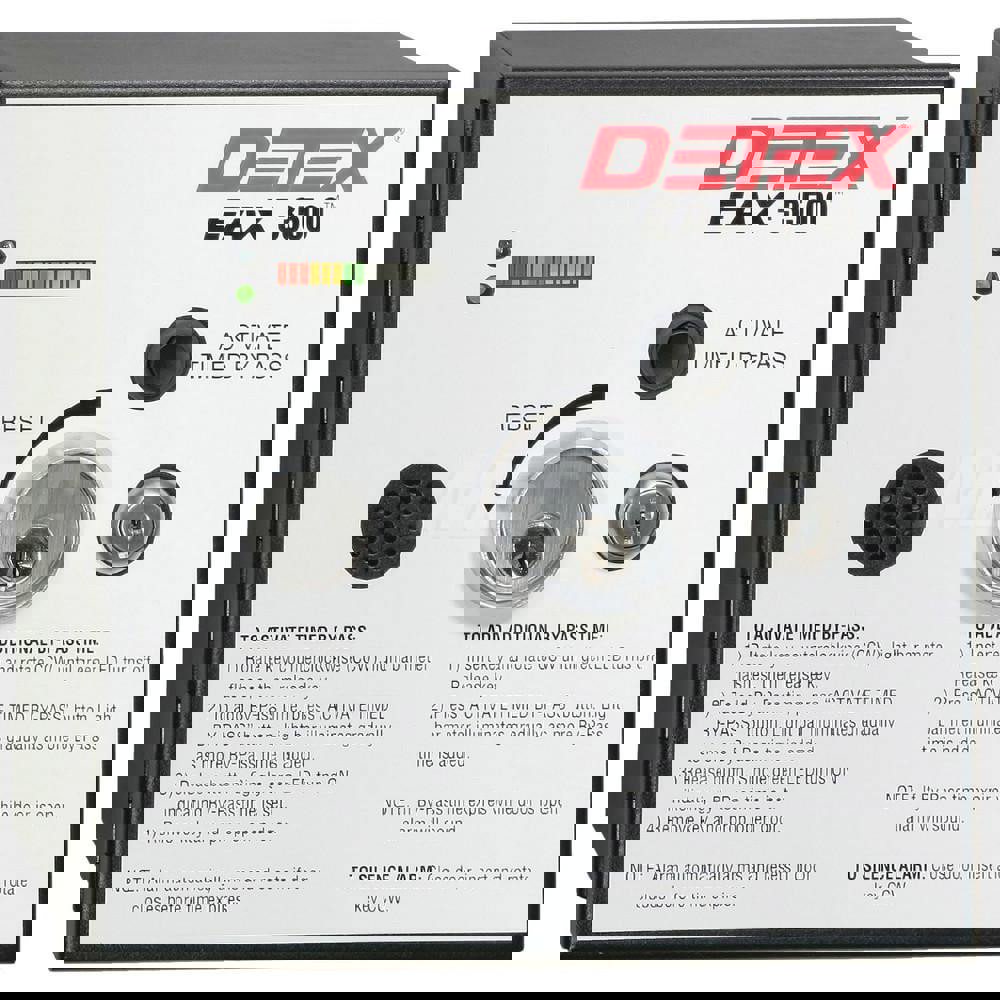 Plastic Hardwired Timed Bypass Exit Alarm & Rechargeable Battery