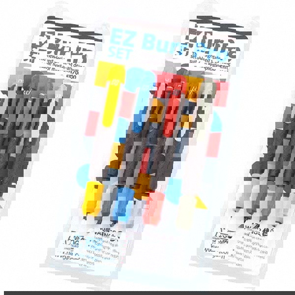 Hand Deburring Tool Set: 2 Pc, High Speed Steel