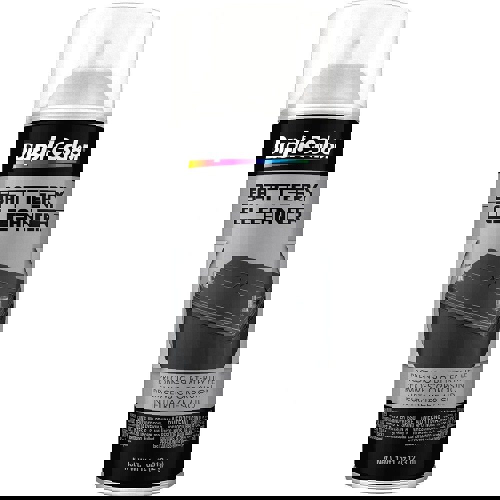 Automotive Cleaners & Degreasers; Product Type: Battery Cleaner ; Container Type: Aerosol Can ; Container Size: 11 oz ; Color: Clear ; Flammability: Non-Flammable ; Chlorinated: No