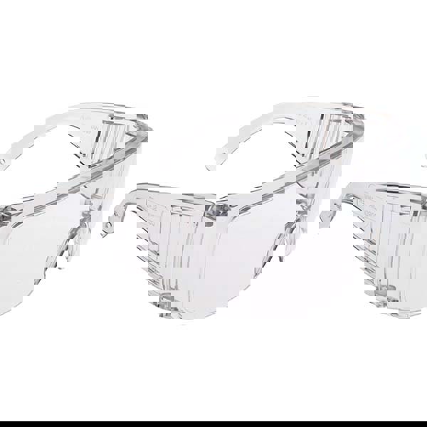 Safety Glasses: Uncoated, Polycarbonate, Clear Lenses, N/A