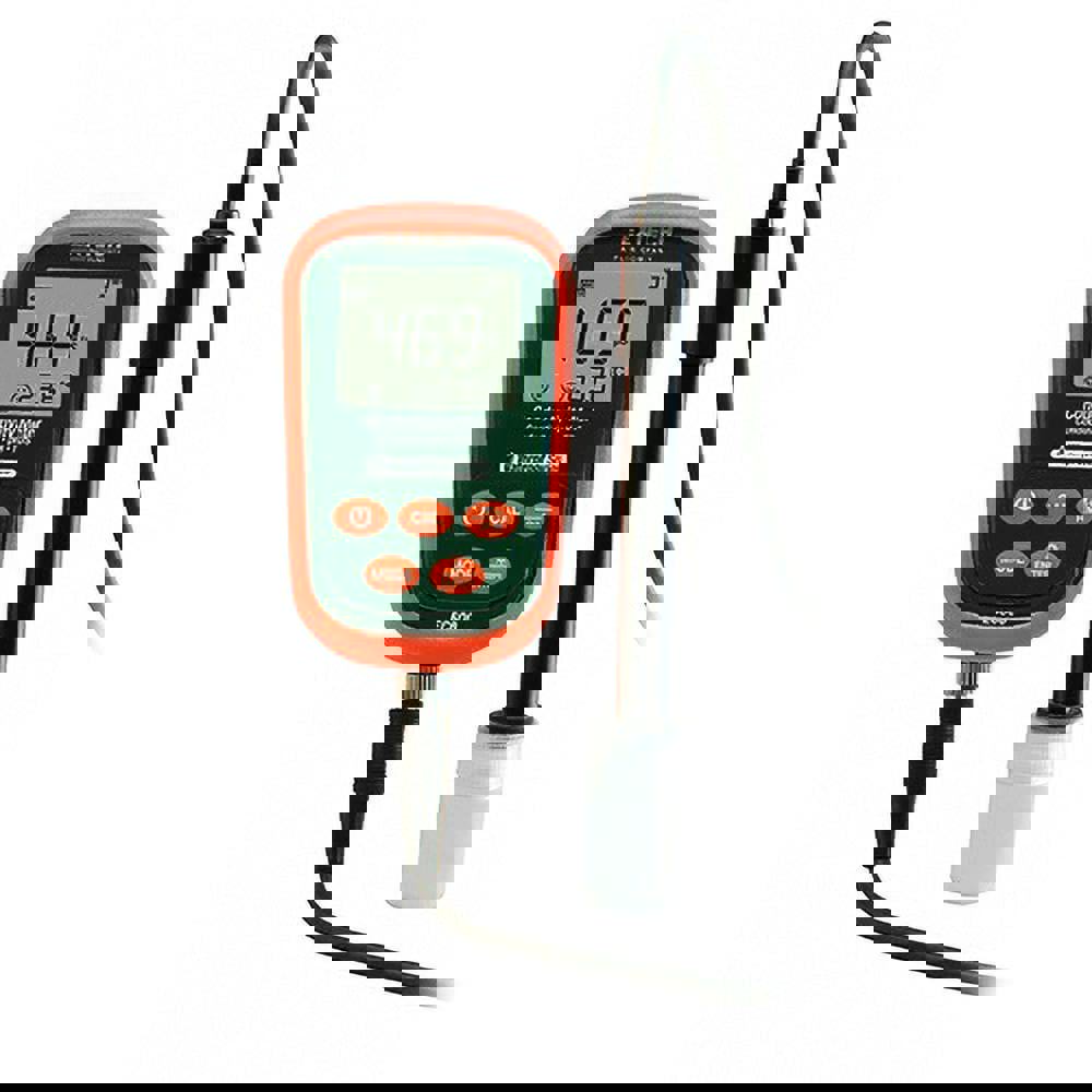 -2 to 19.99 pH, pH/Conductivity/TDS/Salinity/Resistivity/mV/Temp Meter