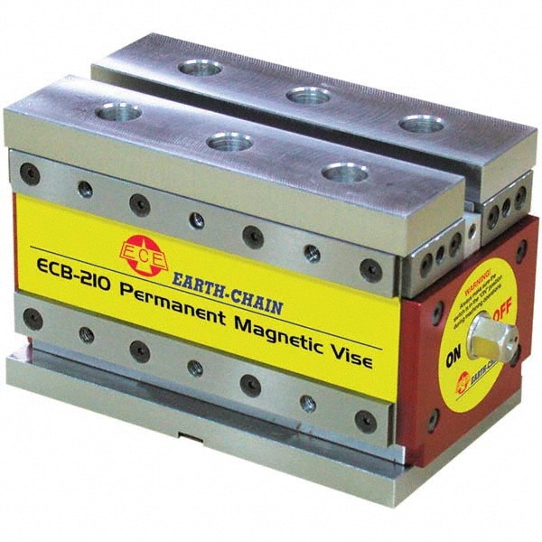 Permanent Magnetic Chucks; Shape: Rectangular ; Width/Diameter (Decimal Inch): 5.2000 ; Overall Height (Decimal Inch): 5.3000 ; Overall Width (Decimal Inch - 4 Decimals): 5.2000 ; Overall Length (Decimal Inch): 9.2000 ; Height (Decimal Inch): 5.3000