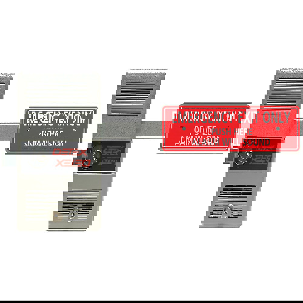 Push Bars; Material: Metal ; Locking Type: Exit Device Only ; Finish/Coating: Gray ; Maximum Door Width: 3ft ; Minimum Door Width: 1.67ft