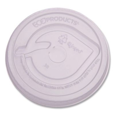 GreenStripe Renewable & Compost Cold Cup Flat Lids, F/9-24 oz, 100/PK, 10 PK/CT