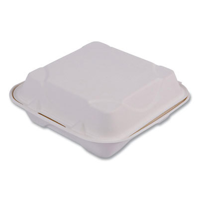 Food Storage Container: Square, Hinged Lid