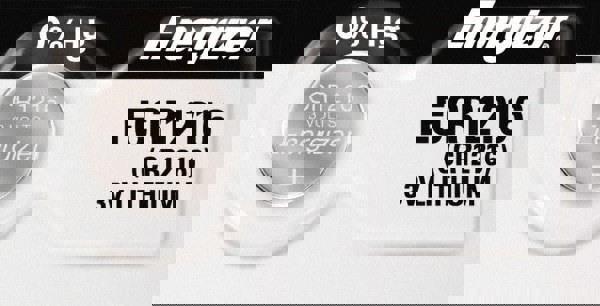 Button & Coin Cell Battery: Size CR1216, Lithium-ion