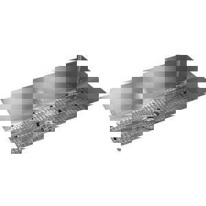 36-1/2 in. Undermount Stainless Steel Single Bowl Kitchen Sink in Polished Satin